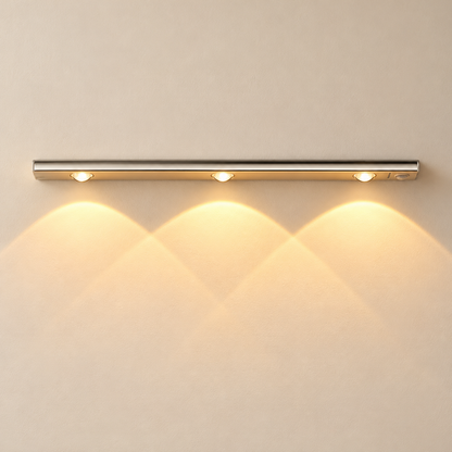 Luma rechargeable motion sensor light, 40 cm, silver aluminium