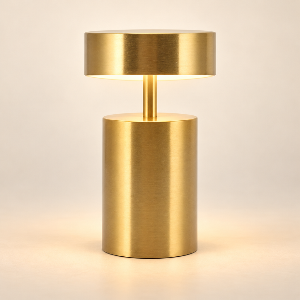 Ava Rechargeable Table Lamp in Gold