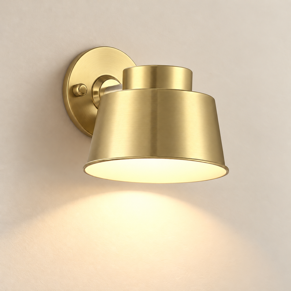 Eden Rechargeable Wall Light – Gold studio hero
