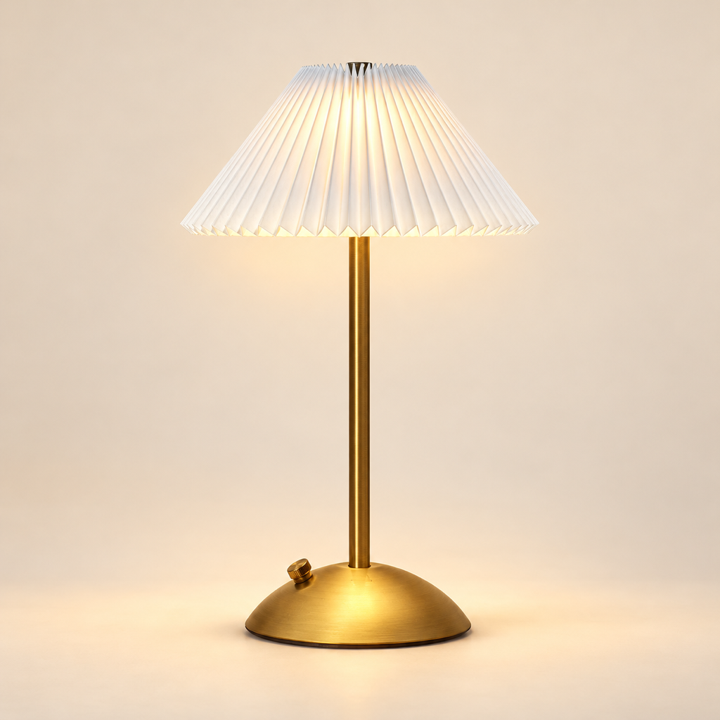 Poppy Rechargeable Table Lamp in White
